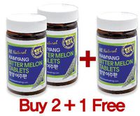 Pack of 3 Hamyang Bitter Melon Diabetic Tablets (Buy 2 get 1 Free) 200g