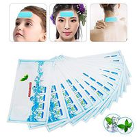 Funwill Fever Cooling Patch, 15 Pcs Migraine Headache Soothing Gel Pads Cooling Forehead Strips Relief Patch, Relieve Headaches, Migraine, Toothache, Relieve Fatigue, Sunstroke for Baby Adults