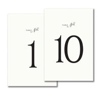 Vera Wang Tented Table Cards (1-10)