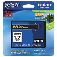 BRTTZE334 - Brother TZe Standard Adhesive Laminated Labeling Tape