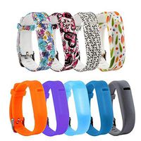 Tkasing Replacement Bands with Metal Clasps for Fitbit Flex/Wireless Activity Bracelet Sport Wristband Small/Large (No Tracker, Replacement Bands Only)