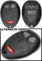 APDTY 24754 Keyless Entry Remote Key Fob Transmitter Assembly 3-Button (Replacement For GM 10335583)