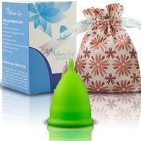 Athena Menstrual Cups Period Cup - One Pack | Regular Flow | Solid Green Size 2 Large | A Softer Menstruation Cup Made for Easier Periods | Excellent Tampon and Pad Alternative