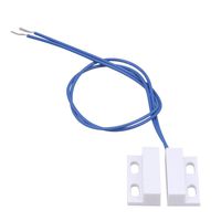 Mxfans White NC Magnetic Proximity Contact Reed Switch AC 110-220V for Door