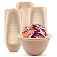 Stock Your Home Biodegradable 6 Oz. Round Bowl - 100 Count