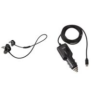 Bose SoundSport Wireless Headphones, Black + Car Charger