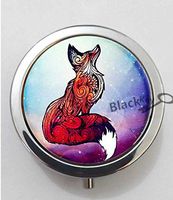 BlackKey Animal Fox 3-Compartment Decorative Pocket Gift Box Case Organizer for Pill, Color 1 -416