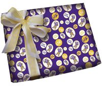 LSU Mike The Tiger Gift Wrap Roll