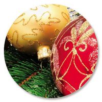Ornament Christmas Envelope Seals - Set of 72 Holiday Envelope Stickers
