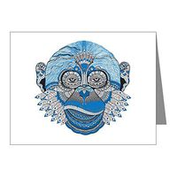 Note Cards (10 Pack) Chinese New Year Monkey 2016 Lucky Blue
