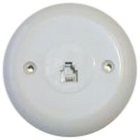 Blackpoint Products BT-016 WHITE  Modular Wall Jack
