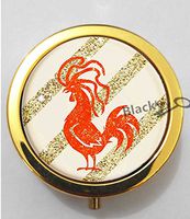 BlackKey Animal Chicken 3-Compartment Decorative Pocket Gift Box Case Organizer for Pill, Color 2 -1790