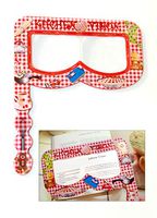 Kitchen Vision Decorative Handheld Magnifier for Magnifying Labels & fine Print (Gingham)