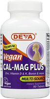 Deva Vegan Vitamins Vegan Cal-Mag Plus 90 tab ( Multi-Pack)