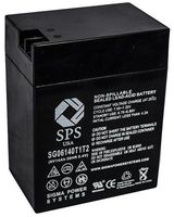 SPS Brand 6V 14 Ah Terminal T1T2 Replacement Battery for Trio Lighting TL930018