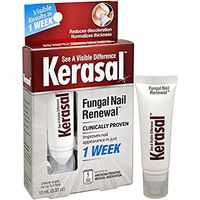 Kerasal Fungal Nail Renewal Treatment, 0.33 oz (10 ml) Each (2Pack) and the nail’s appearance is improved.
