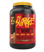 Mutant ISO Surge Whey Protein Powder Acts Fast to Help Recover, Build Muscle, Bulk and Strength, Uses Only High Quality Ingredients, 1.6 lb - Triple Chocolate