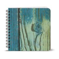 Spiral-Bound Journal - 7.25" Square - Rustic Design - by The Sea Green