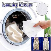 Leadmall Laundry Color Trapping Cloth | Colour Catcher Bumper Anti Dyed Dirt Grabber Stain Remover in-Wash | Prevent Light Colored Clothes from Being Dyed (24pcs Laundry Anti Dyed Cloth)