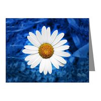 Note Card Daisy Energy Blue