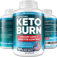 Keto Diet Pills with Pure BHB Exogenous Ketones - Effective Keto Burn Made in USA - Advanced Keto Supplement for Ketosis Support - Rapid Keto Weight Loss Pills for Energy Boost & Fat Burn - Keto BHB