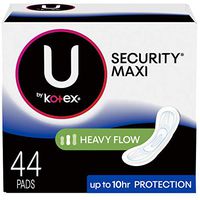 Kotex Long Super Maxi Pads, 44 pads