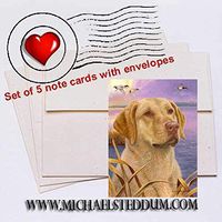 Michael Steddum Dawn Patrol, Chesapeake Bay Retriever Note Card Set