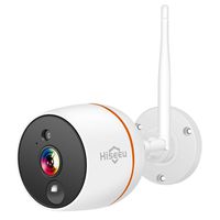 Outdoor Security Camera,1080P Home Camera,Two-Way Audio,IP66 Weatherproof,PIR Detection,App Remote,Day&Night Vision, 2.4GHz WiFi,Compatible Hiseeu Camera System