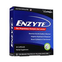 Enzyte® Natural Male Enhancement Supplement with Asian Ginseng, Ginkgo Biloba, Grape Seed Extract, Horny Goat Weed - 30 Capsules