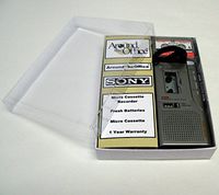 Sony M-637V Microcassette handheld Voice Recorder