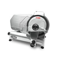 KWS MS-10NT Premium Commercial 320W Electric Meat Slicer 10-Inch with Non-sticky Teflon Blade, Frozen Meat/Deli Meat/Cheese/Food Slicer Low Noise Commercial and Home Use