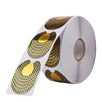 Nail Art,Putars Women Nail C-Shaped Nail Paper Care 500 Tablets/Volume of Gold Light Therapy Nail Tool