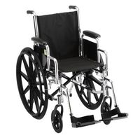 GO! Mobility Standard Bariatric Wheelchair Seat Size: 19" W