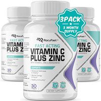 Vitamin C Plus Zinc Immune Support Fast Acting Antioxidant Immune Booster w/ Vitamin D, B6, B12, E Supplement Capsules Lozenges Gummies or Syrup Great for Kids, Adults & Seniors Non-GMO Gluten Free