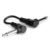 Hosa CFS-106 Molded Right Angled Guitar Patch Cable, 6 Inch