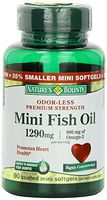 Nature's Bounty Mini Fish Oil, 1290mg, 90 Count (Pack of 3) ,Nature's-djyw