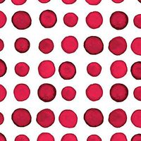 Club Pack of 288 Garnet Red Dotted & Striped 3-Ply Paper Beverage Party Napkins 5"