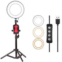 Nugilla 8" Upgraded Led Ring Light with Tripod Stand & Cell Phone Holder for Live Stream/Makeup,Led Selfie Ring Light for YouTube Video/Photography Compatible with iPhone Xs Max XR Android