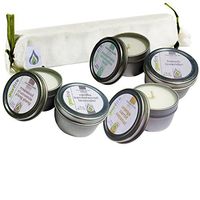 Greenfire Gift Set All Natural Massage Candles Assorted Blends, 5 x 1 fl. ounce size …