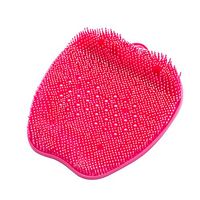Foot Massager Scrubber Scrub Brush Improves Foot Circulation & Reduces Foot Pain,Soothes Tired Achy Feet - Non Slip with Suction Cups,Pink