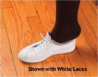 Shoe Laces Elastic -Black 24" Bag - 3 Pair