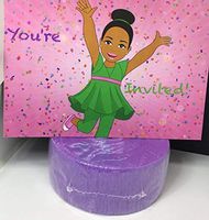 Let's Celebrate Carnival Confetti African American Children's Party Invitations