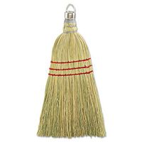 10" Wooden Whisk Broom W/ Corn Fiber Bristles, 12/Pack