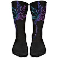 Unisex Breathable Perspiration Cotton Socks Weed Leaves Stoner Ankle Socks Athletic Socks Casual Sport Socks