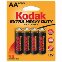 Kodak KEHDAA4 Heavy Duty Alkaline General Purpose Battery, 4 count