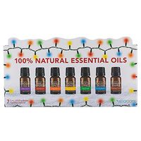 SpaRoom Holiday 7 Essential Oil Pack - Lavender Ice - Merry Frankincense - Cinnamon Swirl - Vanilla Peppermint - Frosted Pine - Orange Spice