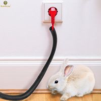SunGrow Wire Loom Tubing Protect Wires from Rabbits, Cats and Other Pets, 20 Feet Long, Efficiently Manages Open Cables