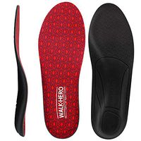 Plantar Fasciitis Orthotics Arch Supports Inserts - Thin and Cushioning Shoe Insoles Relieve Flat Feet, High Arch, Foot Pain Red