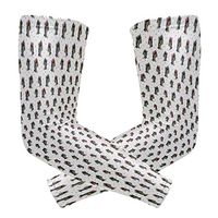 Owl Pellets with Bow Red Unisex Arm Sleeve,UV Protection Arm Compression Sleeve, Skin Protection Sport Arm Cooler Sleeve for Running Hiking Jogging Motorcycling Climbing Camping