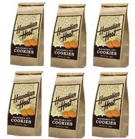 [Hawaiian host] [Hawaii souvenir] macadamia nut cookies BAG3oz: 85g (about 25 sheets) (85gX [6] bags)